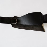 GUESS Made in Italy Leather Belt Дамски Колан Естествена Кожа M (90), снимка 6 - Колани - 26747483