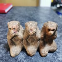 Статуетка трите маймунки Japan , снимка 7 - Статуетки - 43730748