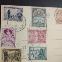 Военна картичка с марки от първата световна война, снимка 5 - Други ценни предмети - 43596753