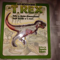 Uncover Bks.: Uncover a T. Rex / Погледнете триизмерно вътре, снимка 2 - Детски книжки - 35214390