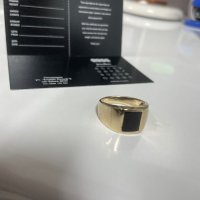 Златен мъжки пръстен 14 карата, снимка 5 - Пръстени - 43298514