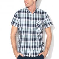 ПРОМО 🍊 TIMBERLAND 🍊 Оригинална мъжка риза на каре с къси ръкави размер: M-L-XXXL нова с етикети, снимка 2 - Ризи - 28493116