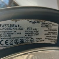 Продавам  На части  пералня Whirlpool FWF 71253 W, снимка 4 - Перални - 44017363