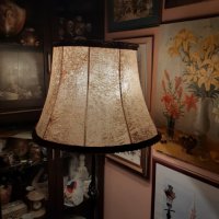 Жесток много голям антикварен лампион от ковано желязо кожа, снимка 3 - Антикварни и старинни предмети - 35064358