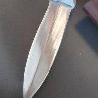 Ръчно направен двуостър нож, снимка 3 - Ножове - 28370295