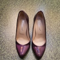Лилави обувки Мегияс, снимка 2 - Дамски обувки на ток - 43672439