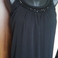 Черна рокля H&M с колие от камъни ПРОМОЦИЯ👗🍀S, М, М/Lр-р👗🍀 арт.425, снимка 3 - Рокли - 27429086
