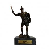 Статуетка Ahelos, Арис, Метална, Черна, 9 см., снимка 1 - Арт сувенири - 37368532