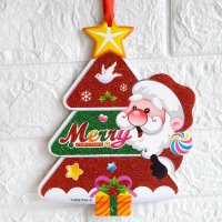 2558 Коледна украса за стена Merry Christmas, 19см, различни модели, снимка 5 - Декорация за дома - 35046673