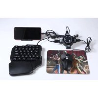 Геймърска мишка и клавиатура за телефон, смартфон, таблет, комплект VIDGES адаптер за PUBG COD mobil, снимка 3 - Клавиатури и мишки - 43713972