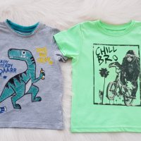 Тениски за момче 3-4 години, снимка 2 - Детски Блузи и туники - 37592978