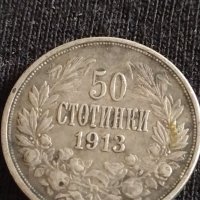 Сребърна монета 50 стотинки 1913 Цар Фердинанд първи Български за КОЛЕКЦИОНЕРИ 42086, снимка 9 - Нумизматика и бонистика - 43799656
