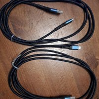 Нови 2 броя Плетени дълги кабели за бързо зареждане за Apple iPhone Айфон, снимка 8 - Друга електроника - 42935173