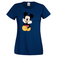 Дамска тениска Mickey Mouse 3 Мини Маус,Микки Маус.Подарък,Изненада,, снимка 5 - Тениски - 36526396