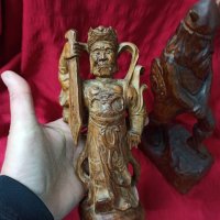 2 Дървени фигури на воини, снимка 4 - Антикварни и старинни предмети - 43988783