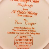 колекционерска порцеланова чиния за стена, снимка 5 - Декорация за дома - 44062808