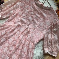 Розова релефна рокля с гол гръб NA-KD, снимка 2 - Рокли - 43462639