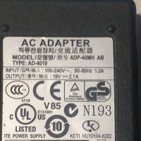 Samsung ADP-40MH оригинално зарядно (19V,2.15A,40W,Delta), снимка 4 - Захранвания и кутии - 27016127