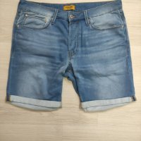 Мъжки дънки Jack&Jones размер XL, снимка 6 - Къси панталони - 43143861