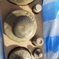 Месингови тежести от царско време, снимка 2 - Антикварни и старинни предмети - 35531596