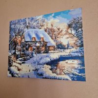 Нова картина 40см-50см Зима Коледа Christmas , снимка 2 - Картини - 39909623