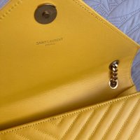 YSL Saint Laurent чанта естествена кожа, снимка 7 - Чанти - 43524907