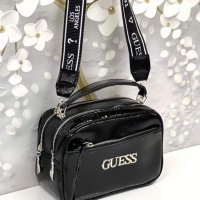 Луксозна чанта Guess-черен лак код SG123, снимка 1 - Чанти - 35341241