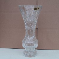 Чешка кристална ваза, снимка 1 - Аксесоари за кухня - 35421435