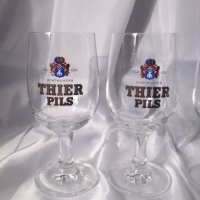 "THIER PILS" нови немски чаши за бира с позлата 0,2 l , снимка 3 - Колекции - 26693227