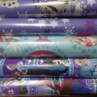 Елза Анна Замръзналото Кралство frozen опаковъчна хартия за подарък подаръци ролка, снимка 2 - Други - 35615927