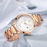 Дамски часовник NAVIFORCE Clarity Rose Gold/White 5008 RGW., снимка 12 - Дамски - 34744332