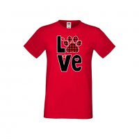 Мъжка тениска Свети Валентин Love Dog Paw, снимка 7 - Тениски - 35649959