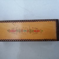 Дървена кутия моливник 21 х 7 х 4 см. , снимка 6 - Други стоки за дома - 36902057