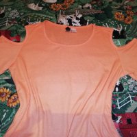 Блуза с изрязани рамене р-р S , снимка 8 - Тениски - 28895761