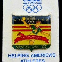 САЩ Олимпийски комитет-Олимпийски значки-Олимпиада, снимка 2 - Колекции - 35247257