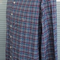 Gant Men`s Tech Prep Twill Multucoloured Long Sleeve Casual Check Shirt Size XL, снимка 7 - Ризи - 43252867