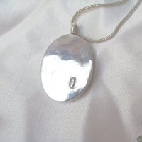  Сребърен Авторски Комплект- Обеци и Медальон с Нефрити, снимка 7 - Бижутерийни комплекти - 23946676