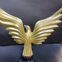 Златен орел с разперени крила висококачествен полирезин , снимка 7 - Статуетки - 43210514