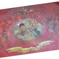 Стар поднос на Цар фердинанд и Княгиня Мария-Луиза, снимка 3 - Антикварни и старинни предмети - 43905234