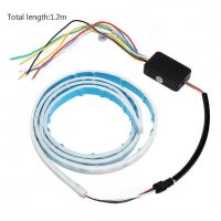 Многоцветна RGB Стоп LED Automat, светеща сигнална лента за багажник на кола, светодиодна цветомузик, снимка 4 - Аксесоари и консумативи - 28033852