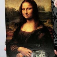 Мона Лиза картина с рамка, снимка 5 - Картини - 43838805