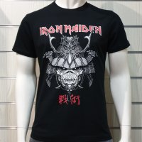 Нова мъжка тениска на музикалната група IRON MAIDEN - Senjutsu Samurai Eddie Graphic Navy, снимка 2 - Тениски - 35623072