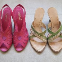 Италиански сандали Lorena с подарък чехли на ТОП цена, снимка 1 - Сандали - 27963953