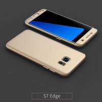 Защита на 360 градуса мат калъф кейс за Samsung Galaxy S7, S7 Edge, снимка 5 - Калъфи, кейсове - 28469409