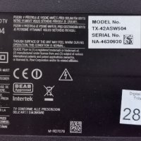 Panasonic TX-42ASW504 със счупена матрица ,TNPA5916 1P ,TNP4G568 2A ,6870C-0480A ,TNPA5935 1LD, снимка 3 - Части и Платки - 40136757
