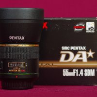 Обектив Pentax DA* 55mm 1.4 най-лесният начин да докоснеш звезда, снимка 1 - Обективи и филтри - 43061419