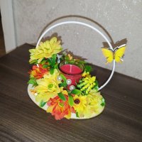 Декорация за маса в Изкуствени цветя в гр. Лясковец - ID37444966 — Bazar.bg