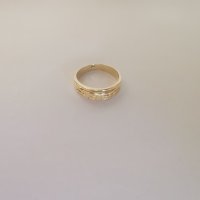 Златен пръстен унисекс , снимка 4 - Пръстени - 43604711