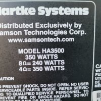 HARKE MODEL 3500 BASS AMP AMPLIFIER 350 WATTS

, снимка 10 - Ресийвъри, усилватели, смесителни пултове - 43464628
