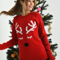 Коледни пуловери, снимка 6 - Блузи с дълъг ръкав и пуловери - 43170681